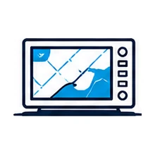 Chartplotter navigation display